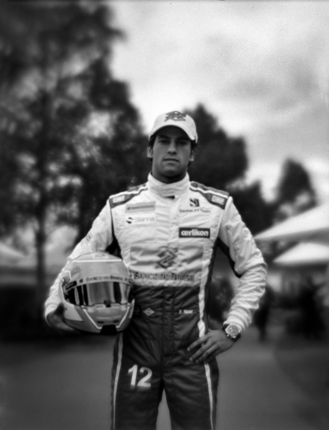  Chân dung Felipe Nasr, tay đua của đội đua Sauber tại Grand Prix Úc 2016. 
