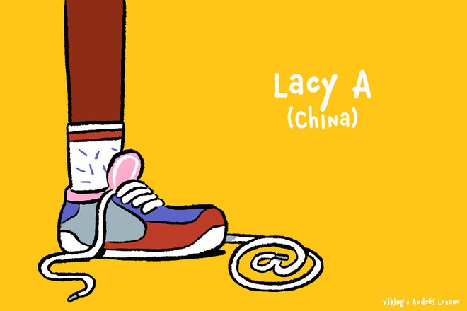  Người Trung Quốc gọi @ là dây giày, thật hết biết! 