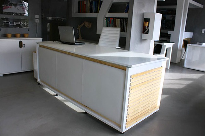  Nap Desk có thiết kế đơn giản, hiện đại với tông màu sáng 