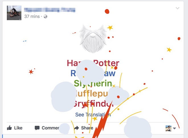  Hiệu ứng Harry Potter trên nền desktop. 