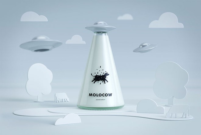  Moloco Milk - chai sữa dành riêng cho người hâm mộ dòng phim khoa học viễn tưởng, đặc biệt là chủ đề người ngoài hành tinh 