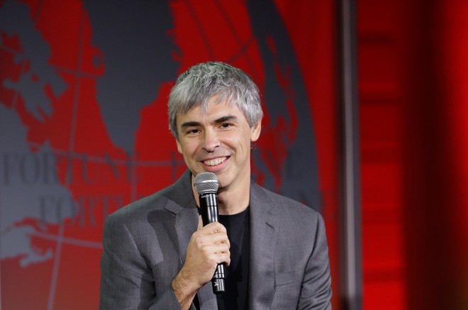  Larry Page phát biểu tại Fortune Global Forum tại San Francisco vào năm 2015 