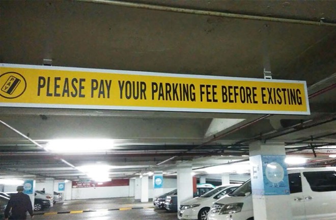  Hãy trả phí đậu xe trước khi bạn tồn tại??? 
