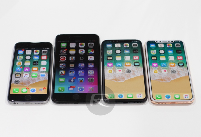  iPhone 6s, iPhone 7 Plus, iPhone X Black, Blus Gold 