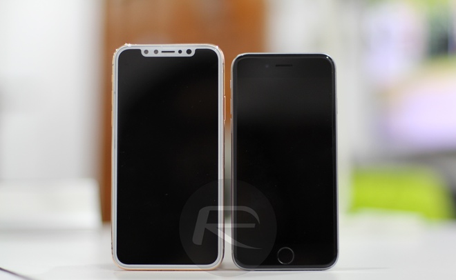  iPhone X Blush Gold với iPhone 6/6s/7 