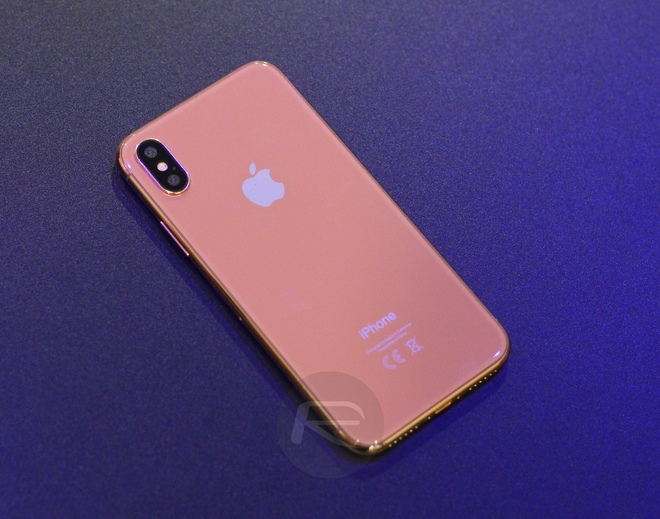  Cận cảnh iPhone X Blush Gold 