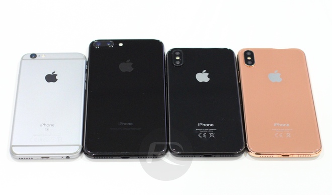  iPhone 6s, iPhone 7 Plus, iPhone X Black, Blus Gold 