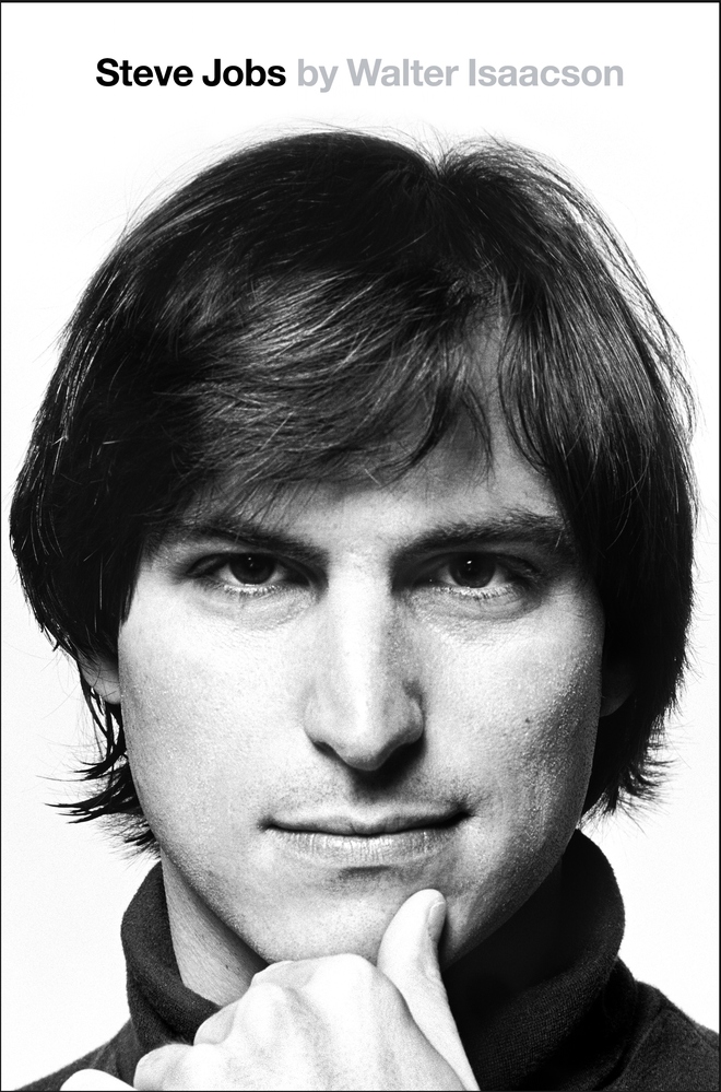  Bức ảnh chụp thời trai trẻ của Steve Jobs của nhiếp ảnh gia Norman Seeff cũng được sử dụng làm bìa cho cuốn sách của Isaacson 