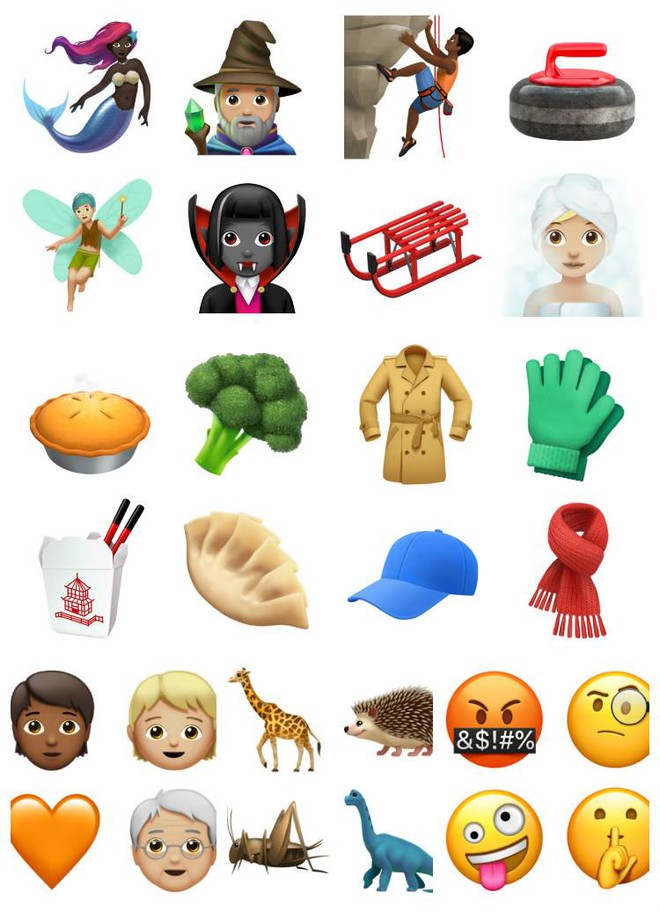  Apple đã thông báo rằng hàng trăm emoji mới sẽ có trong cập nhật iOS 11.1 