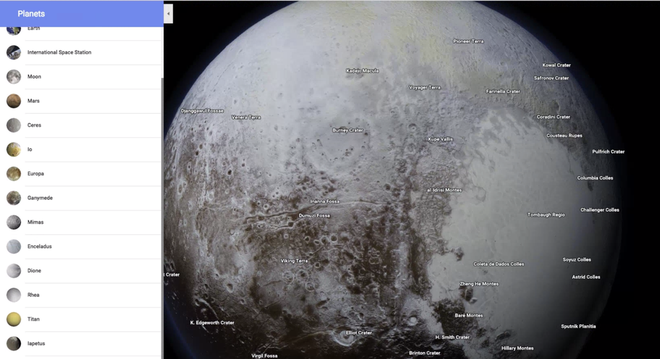 
Giờ đây, bạn có thể khám phá mặt Trăng và vô số hành tinh khác trên máy tính cá nhân - thông qua Google Maps
