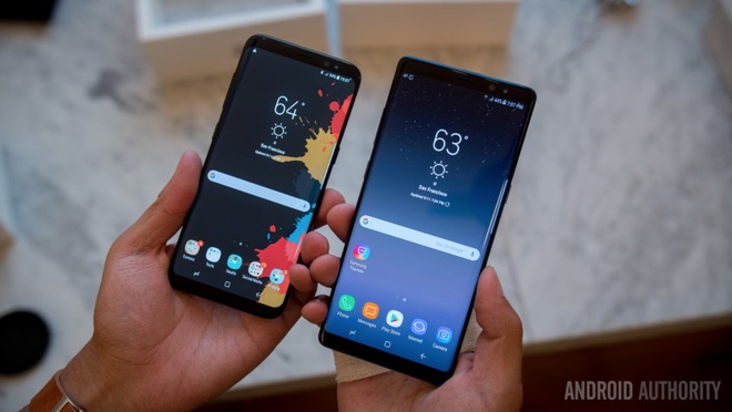  Samsung Galaxy Note8 đọ dáng với Galaxy S8 