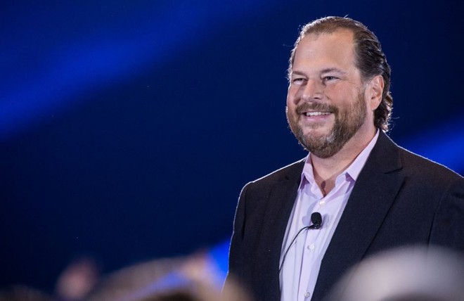  CEO Marc Benioff của Salesforce. 