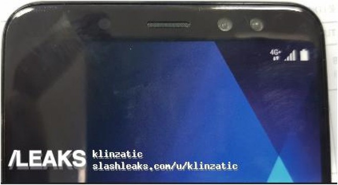  Rò rỉ hình ảnh được cho là Galaxy A7 2018 với màn hình vô cực và camera kép 