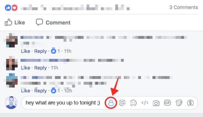  Bạn có thể chọn đối tượng xem được bình luận của mình sau khi gửi lên bằng tính năng bình luận riêng tư mới của Facebook 
