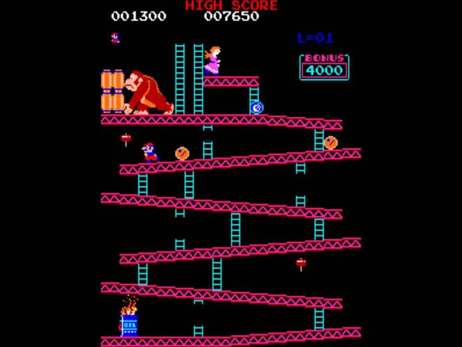  Trò chơi Donkey Kong huyền thoại. 