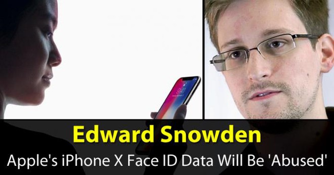  Snowden, người hùng lẫn kẻ tội đồ, lên tiếng về việc Face ID có thể bị lợi dụng 