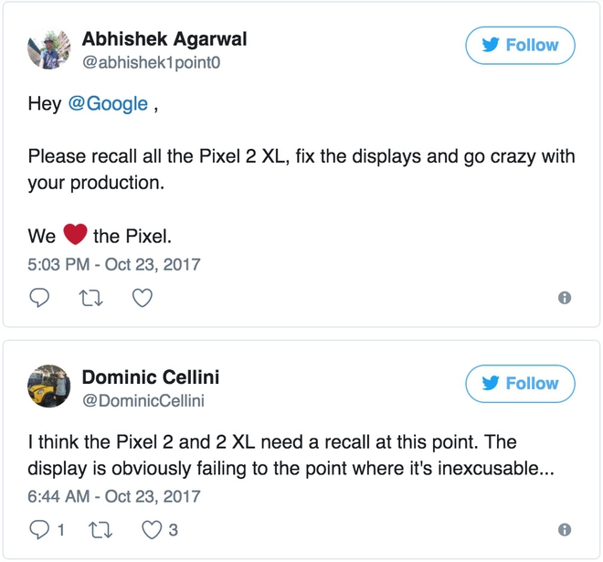  Nhiều người dùng cho rằng Google nên thu hồi những chiếc Pixel của mình 