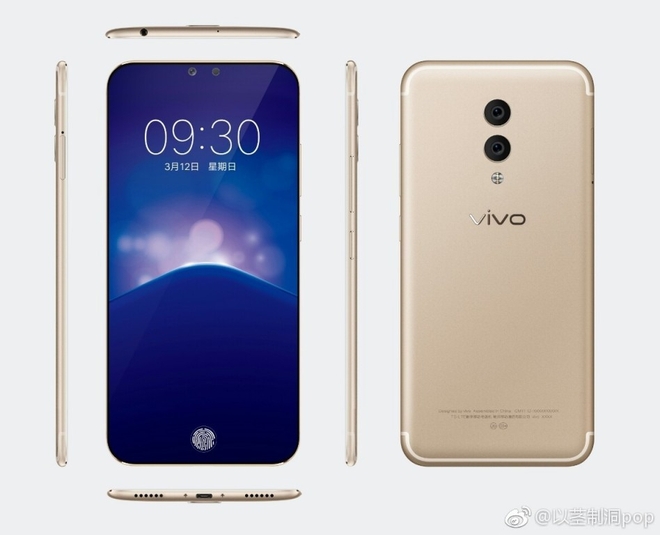 Rò rỉ hình ảnh smartphone Vivo Xplay7, cảm biến vân tay dưới màn hình, Snapdragon 845, camera zoom quang 4x - Ảnh 3.