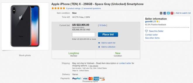 Bỏ ra gần 23.000 USD, bạn có thể sở hữu iPhone X đúng hôm 3/11 - Ảnh 2.