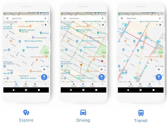 Google Maps vừa được đại tu giao diện, biểu tượng mới, màu sắc mới - Ảnh 2.
