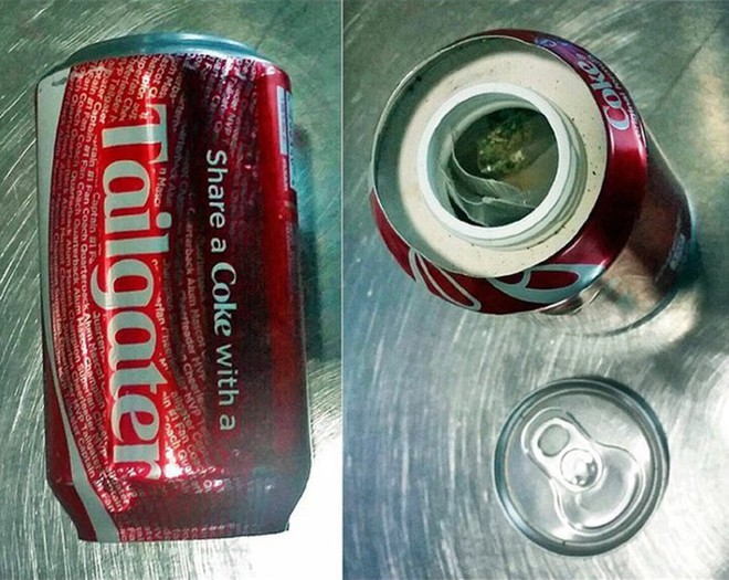  Từ những thứ nhỏ nhất như cần sa được giấu trong lon Coca... 