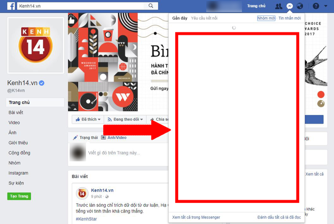 Facebook Messenger lại vừa gặp sự cố, khung chat trắng xóa, netizen Việt đồng loạt kêu trời - Ảnh 1.