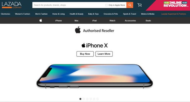 Apple chính thức mở cửa hàng trên Lazada - Ảnh 1.