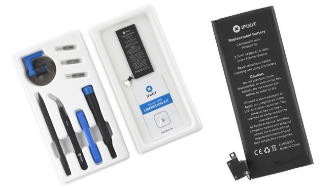 iFixit cung cấp dịch vụ thay pin tốt hơn Apple, cũng 29 USD nhưng kèm bộ dụng cụ thay pin, hỗ trợ cả iPhone 4s, 5, 5s và 5c - Ảnh 1.