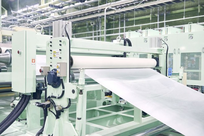  Dây chuyền sản xuất giấy Limex tại nhà máy TBM. 
