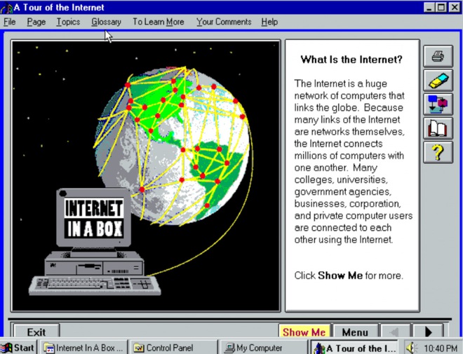  Đây là cách Internet được miêu tả vào năm 1995. 