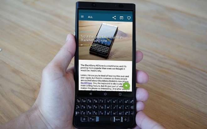 Chiếc KEYone phiên bản toàn màu đen mới của BlackBerry Mobile