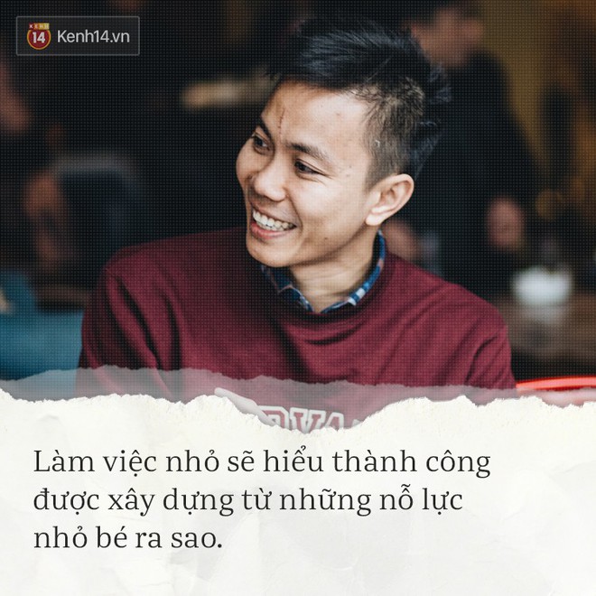  Nhiều nỗ lực nhỏ bé sẽ tạo nên thành công. 