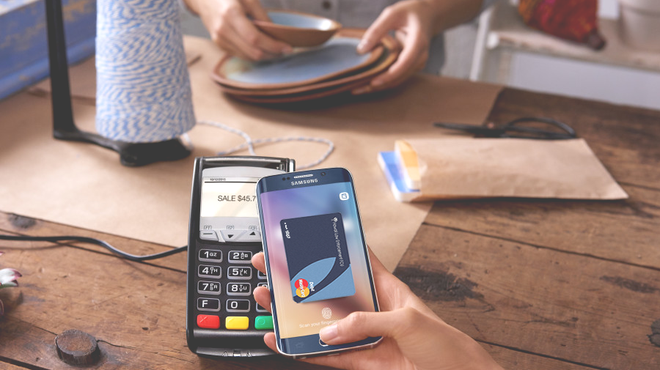 
Samsung hỗ trợ thanh toán trên cả các máy thanh toán truyền thống với giao thức MST.
