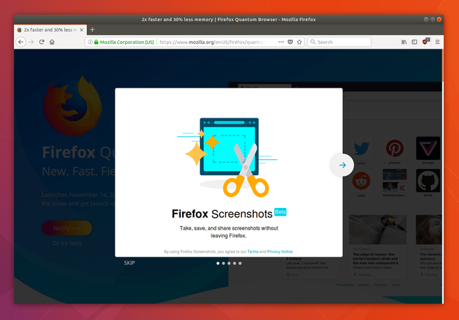 Tính năng Firefox Screenshots. 