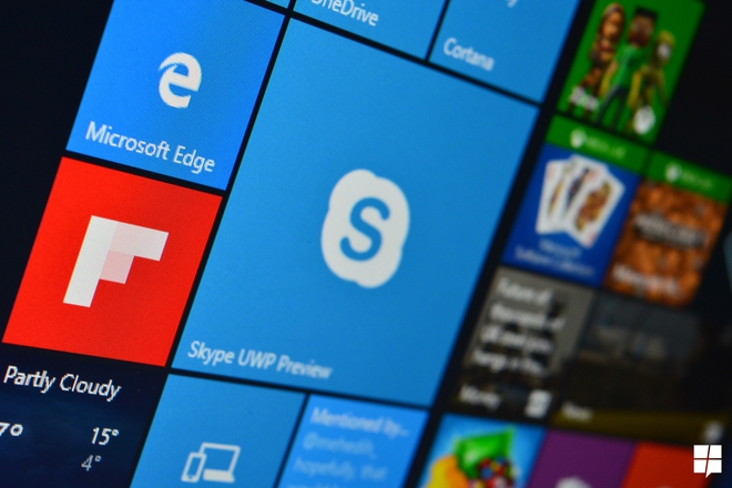  Ứng dụng Skype trên Windows 10. 