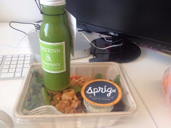  Sprig là một startup khác trên lĩnh vực giao nhận thức ăn 