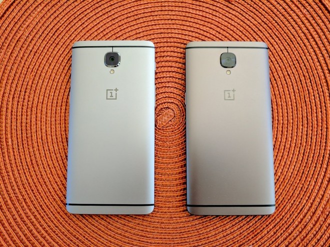  OnePlus 3 (trái) và OnePlus 3T (phải) 