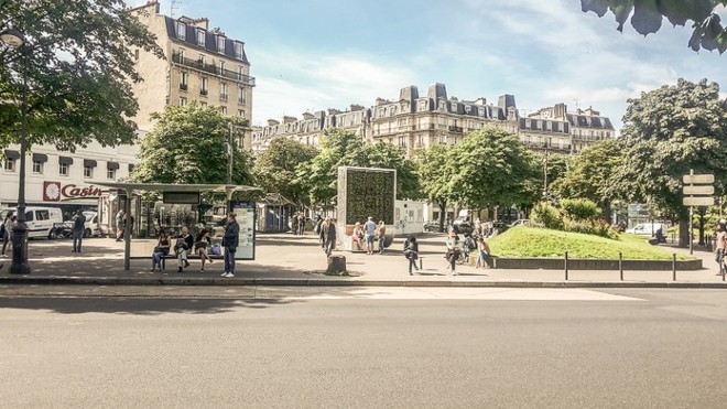  Một Citytree đặt tại Paris, nước Pháp. 