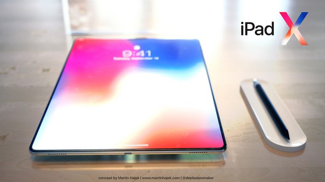 Bằng chứng cho thấy iPad Pro sẽ có màn hình không viền và tai thỏ giống iPhone X - Ảnh 4.