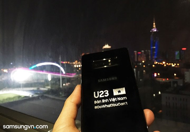 Samsung tặng Galaxy Note8 bản đặc biệt cho đội tuyển U23 Việt Nam - Ảnh 3.
