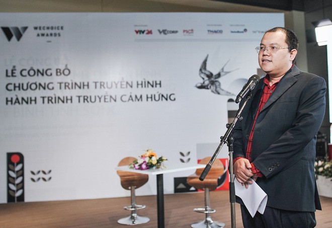  Ông Vương Vũ Thắng - Chủ tịch HĐQT Công ty Cổ phần VCCORP phát biểu tại buổi họp báo (Ảnh: Quý Nguyễn) 