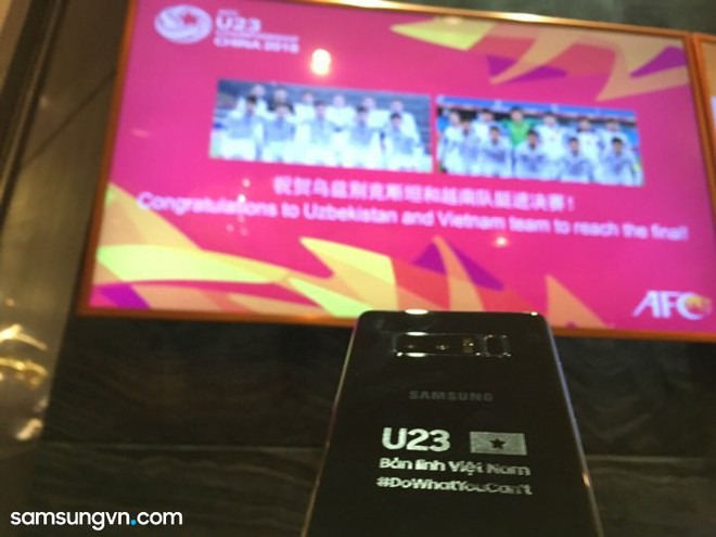 Samsung tặng Galaxy Note8 bản đặc biệt cho đội tuyển U23 Việt Nam - Ảnh 2.