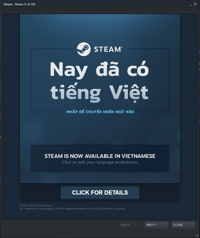 Steam chính thức hỗ trợ tiếng Việt, đây là cách bạn kích hoạt tính năng mới - Ảnh 1.