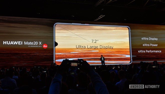 Huawei Mate 20X ra mắt: 3 camera, màn hình OLED giọt nước 7.21 inch, pin 5.000mAh, có bút như Galaxy Note9, tản nhiệt bằng film Graphene - Ảnh 1.