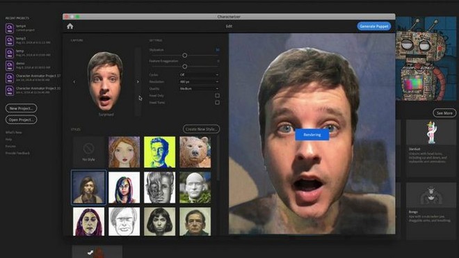 Adobe ra mắt công cụ biến khuôn mặt của bạn thành hoạt hình trong nháy mắt - Ảnh 1.