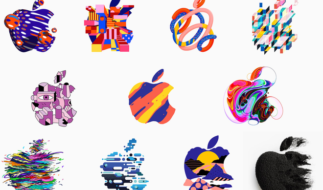 Đây là tất cả những logo “quả táo” cách điệu mà Apple đã gửi đi trong thư mời sự kiện 30/10 - Ảnh 1.