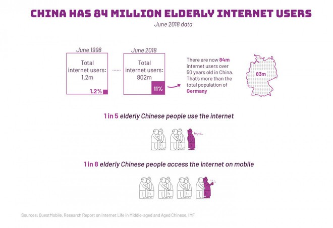Số người cao tuổi chơi Internet ở Trung Quốc nhiều hơn cả dân số Đức - Ảnh 2.