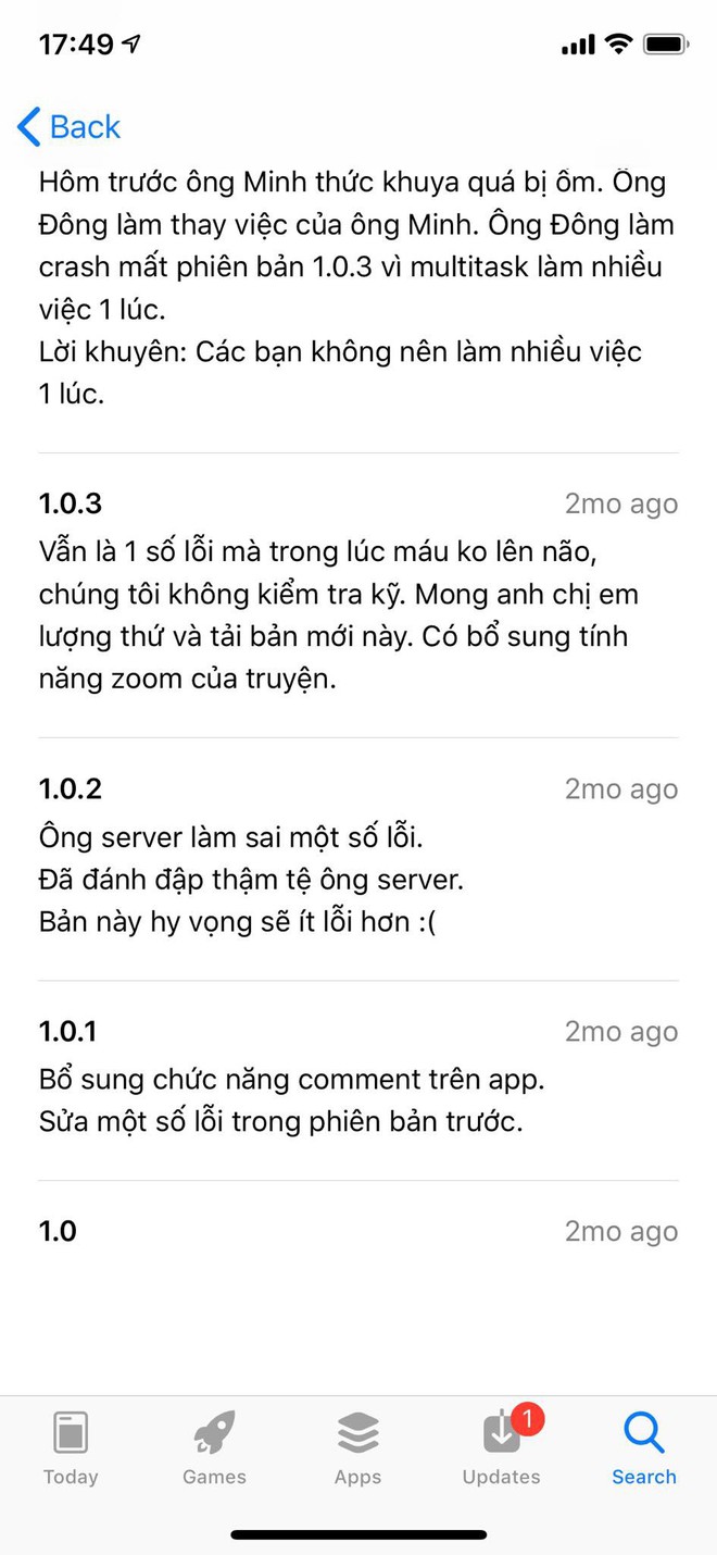 Cười ra nước mắt với từng lần cập nhật ứng dụng Comi, app đọc truyện tranh cho người Việt do Comicola thiết kế - Ảnh 4.