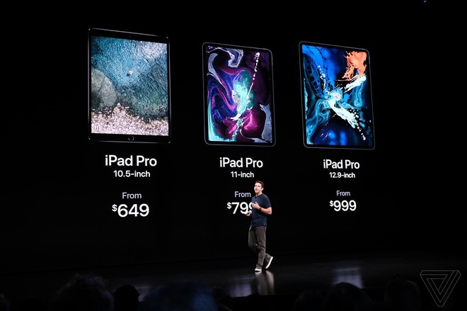 Apple giới thiệu iPad Pro mới, khung vát phẳng như iPhone 5, có Face ID, 4 viền màn hình mỏng đều, bút Apple Pencil mới sạc không dây, giá từ 799 USD - Ảnh 14.