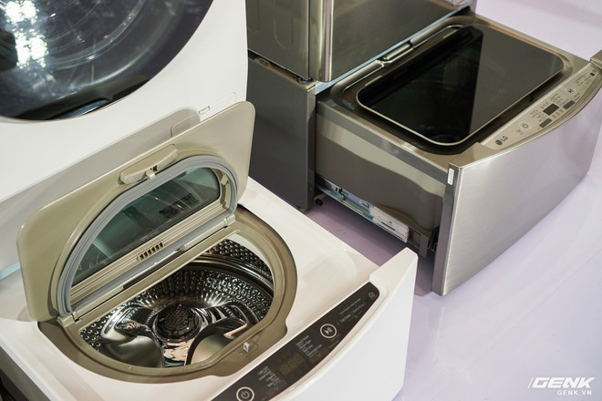 Cận cảnh máy giặt lồng đôi LG TWINWash: tích hợp công nghệ giặt hơi nước TrueSteam, hỗ trợ kết nối với smartphone - Ảnh 6.